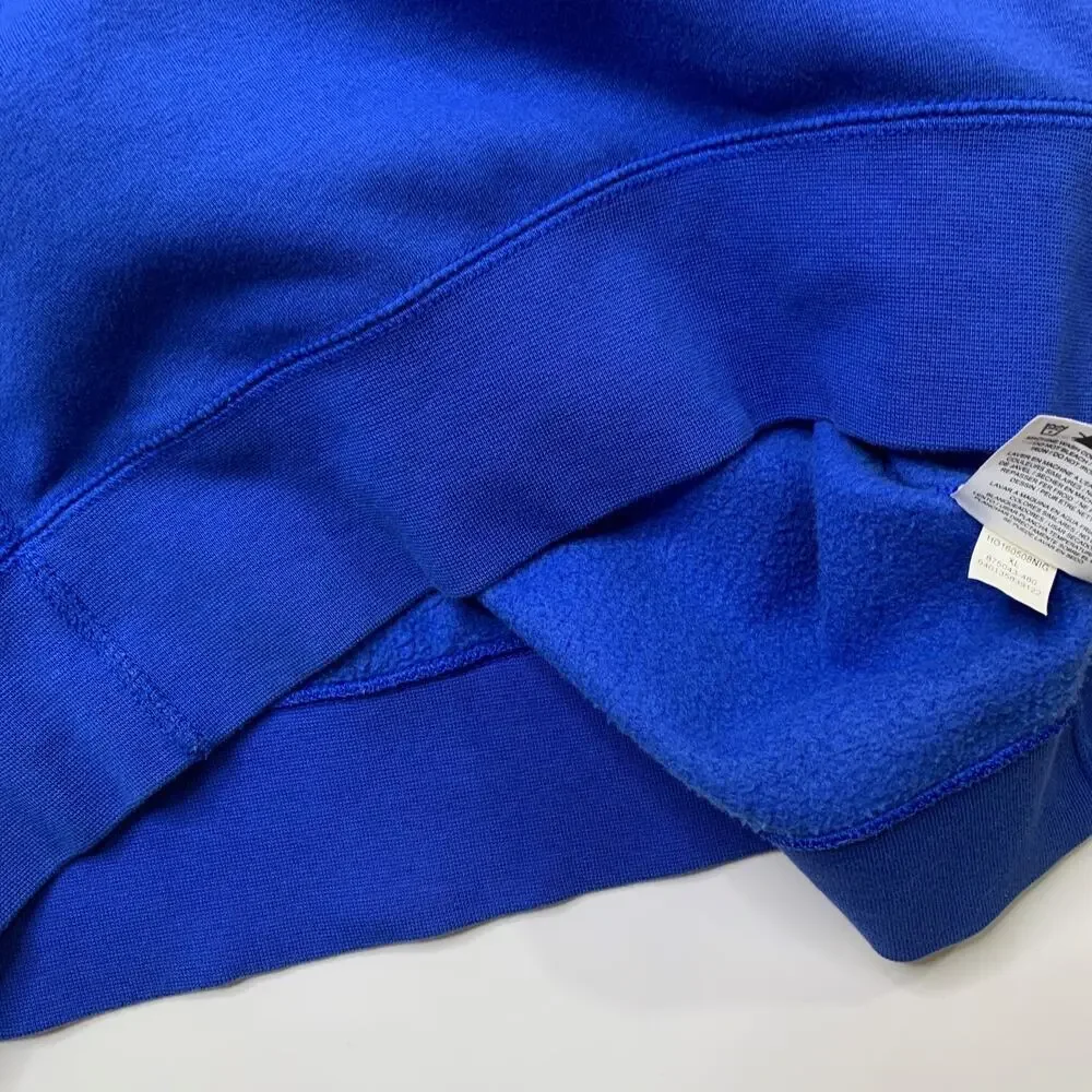 Nike Jordan Sweatshirt Mens Extra Large Harbor Blue Jumpman Brushed Crew Fleece